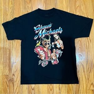 Shawn Michaels WWF WWE T shirt 2016 Vintage Graphic Tee